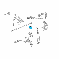 OEM GMC Sierra 3500 HD Lower Control Arm Bumper Diagram - 15835667