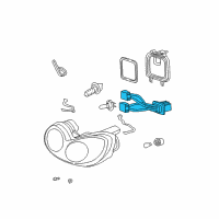 OEM 2005 Hyundai Sonata Wiring Assembly-Head Lamp Diagram - 92150-3D050