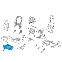 OEM 2002 Saturn LW200 Heater Asm, P&Driver Seat Cushion Diagram - 22691452