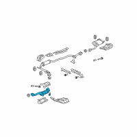 OEM Honda Converter Diagram - 18160-RME-A50