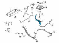 OEM 2020 Ford Escape TUBE - HEATER WATER Diagram - LX6Z-18B402-G