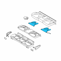 OEM 2019 Lincoln MKC Seat Cushion Heater Diagram - EJ7Z-14D696-N