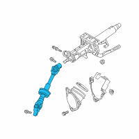 OEM 2018 Toyota Camry Intermed Shaft Diagram - 45220-06251