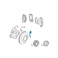 OEM 2012 Ford F-250 Super Duty Brake Hose Diagram - GC3Z-2078-E