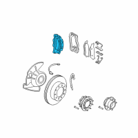 OEM 2016 Ford F-350 Super Duty Caliper Diagram - DC3Z-2B120-A