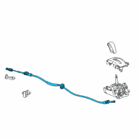 OEM 2012 Chevrolet Volt Shift Control Cable Diagram - 23321042