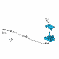 OEM 2015 Chevrolet Volt Bracket Asm-Automatic Transmission Control Diagram - 23273988