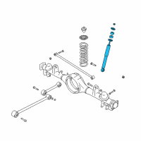 OEM 2003 Chevrolet Tracker Rear Shock Absorber Diagram - 30023666