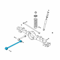 OEM Chevrolet Tracker Rear Suspension Control Arm Assembly (On Esn) Diagram - 91177549