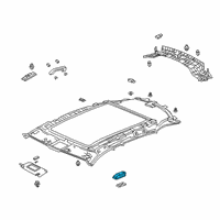 OEM 2019 Acura RDX Base Complete -R (Alluring Ecru) Diagram - 34403-TJB-A01ZA