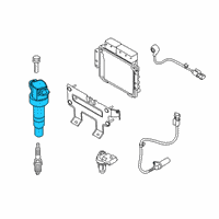 OEM Hyundai Coil Assembly-Ignition Diagram - 27300-2E601