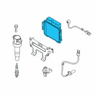 OEM 2020 Kia Soul Engine Ecm Control Module Diagram - 391712ELC0