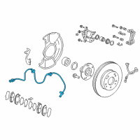 OEM 2021 Honda CR-V Sensor Assy., R. FR. Diagram - 57450-TLA-A02