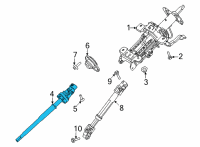 OEM Ford F-150 SHAFT ASY - STEERING Diagram - ML3Z-3E751-A