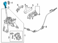 OEM Honda Civic KNOB *NH900L* Diagram - 54131-TBT-H51ZA