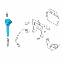 OEM 2022 Kia Rio Ignition Coil Assembly Diagram - 273012M360