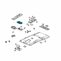 OEM 2010 Honda Element Base (Clear Gray) Diagram - 34252-SCV-A01ZA