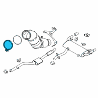 OEM BMW 430i Gran Coupe V-Band Clamp Diagram - 18-30-7-606-136