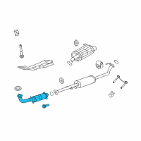 OEM Honda Converter Diagram - 18150-REZ-A01