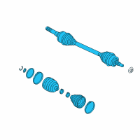 OEM 2018 Ford Mustang Axle Assembly Diagram - FR3Z-4K139-F