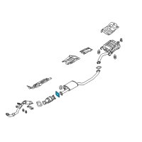 OEM Hyundai Sonata Gasket Diagram - 28751-3J000