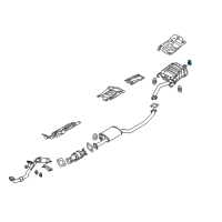 OEM Hyundai Santa Fe Hanger Diagram - 28760-H1010