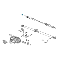 OEM Honda Accord Crosstour Nut, Spindle (24MM) Diagram - 90305-SD4-003