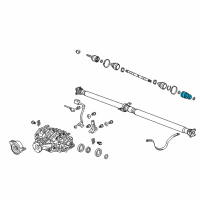 OEM 2007 Acura RDX Joint, Inboard Diagram - 42320-STK-305