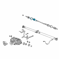 OEM 2009 Acura RDX Boot Set, Outboard Diagram - 42018-STK-A02