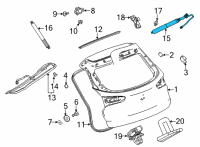 OEM 2022 Chevrolet Trailblazer Lift Motor Diagram - 42744248