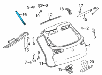 OEM 2021 Chevrolet Trailblazer Power Cylinder Diagram - 42483670