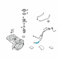 OEM 2020 Hyundai Palisade Hose-Fuel Filler Diagram - 31036-S8550