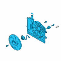 OEM 2019 Hyundai Kona Blower Assembly Diagram - 25380-J9200