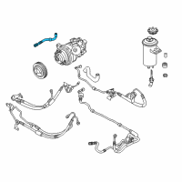 OEM 2008 BMW X5 Radiator Return Line Diagram - 32-41-6-783-844