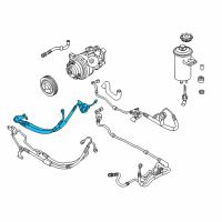 OEM 2007 BMW X5 Exp. Hose, Adaptive Drive 1S Diagram - 32-41-6-772-343