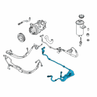 OEM 2008 BMW X5 Combination Return Pipe Diagram - 32-41-6-783-846