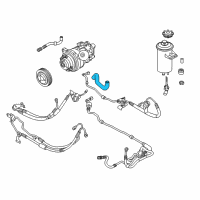 OEM 2008 BMW X5 Suction Hose Diagram - 32-41-6-850-681