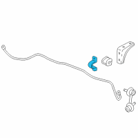 OEM 2012 Honda Civic Holder, Stabilizer Bush Diagram - 52308-SVB-A01