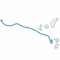 OEM Honda Spring, Rear Stabilizer Diagram - 52300-SVB-A01