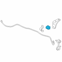OEM Honda Bush, Stabilizer Holder Diagram - 52306-SVB-A01