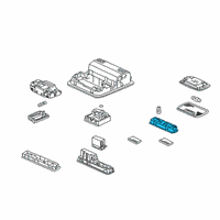 OEM 2021 Honda Ridgeline Base (Deep Black) Diagram - 34403-S3V-A01ZJ