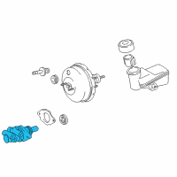 OEM 2003 Toyota Echo Master Cylinder Diagram - 47207-52021