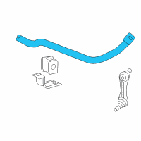 OEM Cadillac XLR Stabilizer Bar Diagram - 25919501