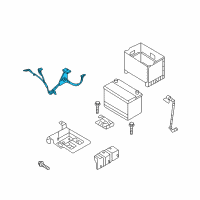 OEM Kia Optima Battery Wiring Assembly Diagram - 918552G010
