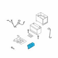 OEM 2009 Kia Rondo Stay Battery-Upper Diagram - 371302G200