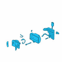 OEM 1996 Chevrolet Blazer Lamp Asm-Front Fog Diagram - 5978089