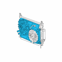 OEM 2007 Dodge Charger SHROUD-Fan Diagram - 5137717AB