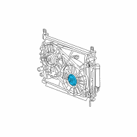OEM Dodge Viper Motor-Radiator Fan Diagram - 5137714AA