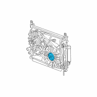 OEM Dodge Magnum Motor-Radiator Fan Diagram - 5137715AB