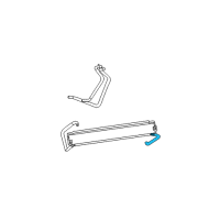 OEM 2004 Chrysler PT Cruiser Hose-Oil Cooler Inlet Diagram - 5086550AB